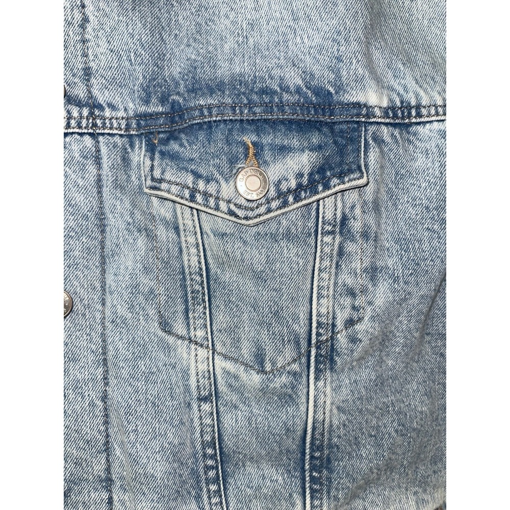GAP Oversized Sherpa-Lined Icon Denim Jacket Size XL Unisex - Vintage Vibes - Picture 4 of 9